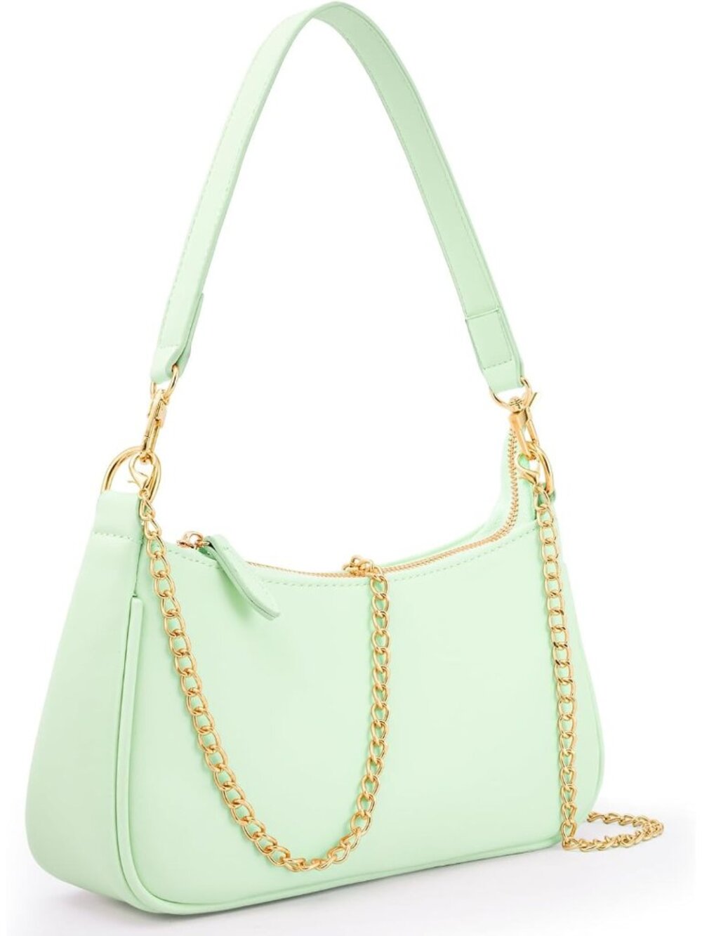 Women's Green premium PU leather comfortable elegance Shoulder Handbag